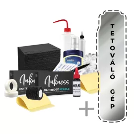 Tattoo-Starterset mit Tattoo-Rotationsmaschine – Silver Set