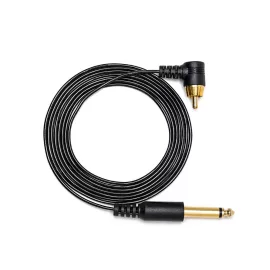 RCA-Kabel (weich, dünn, abgewinkelt) – Silikon-Clipcord-Kabel