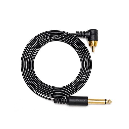 RCA-Kabel (weich, dünn, rechtwinklig) - Silikon-Clipkabel