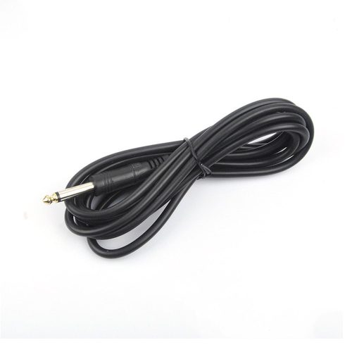 Lila RCA-Kabel (dick, gerade, Gummi) für Tattoo-Maschine