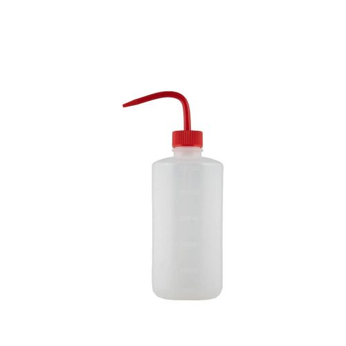 Wasserflasche, Spülflasche mit Schnabel (500 ml - rot)