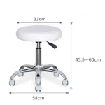 Rollhocker für Tätowierer (schwarz)