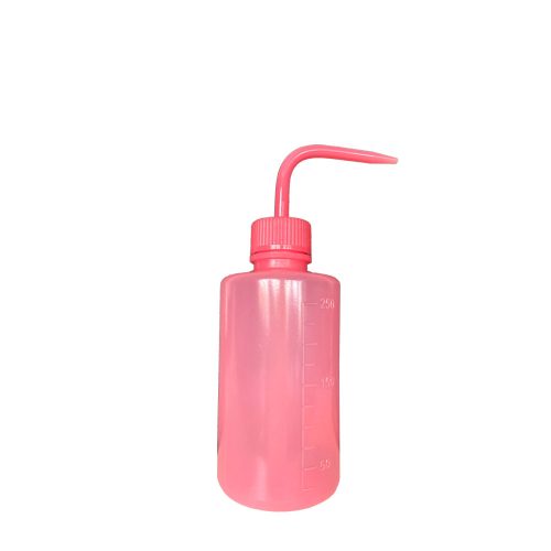Wasserflasche, Spülflasche mit Schnabel (250 ml - rosa)