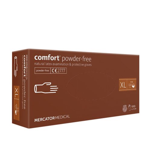 Mercator Comfort Gummihandschuhe (100Stück - XL - Weiß)