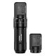 Dragonhawk Fold Pro (2,4-4,2 mm) kabellose Tattoo Pen Maschine (schwarz) - mit 2 Batterien