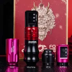 Dragonhawk Fold Pro (2,4–4,2 mm) Tattoo Pen – Year of the Dragon Edition – mit 2 Akkus, kabellos