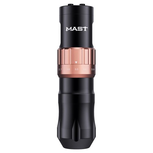 Mast Fold 2 (2.4-4.2 mm) Tattoo Pen (schwarz-gold) - kabellose Tattoo Maschine