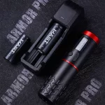 Dragonhawk Armor Pro Tattoo Pen (Schwarz) – kabellose Tattoo-Rotationsmaschine
