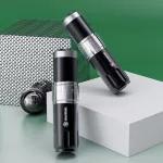 Dragonhawk Fold 3 (2,4–4,2 mm) Tattoo Pen (schwarz-silber) – kabellose Tattoo-Rotationsmaschine