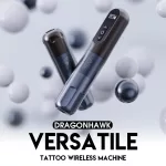 Dragonhawk RS1 (3,5 mm) Tattoo Pen (grau-blau) – kabellose Tattoo-Maschine