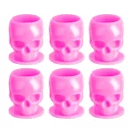 Tattoo-Farbenkappen in Schädel-Form (15 mm – 200 St. – Pink)