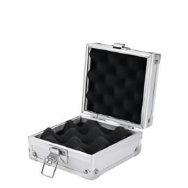 Mini Tattoo-Geräte-Schutzkoffer, Aufbewahrungsbox (silber)