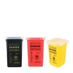 Abfallbehälter – Nadelcontainer/Nadelsammelbox 1L – rot