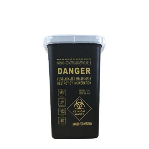 Nadel-Container - Nadel-Entsorgungsbehälter (1 l - schwarz)