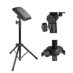 Tattoo-Armablage (schwarz) – faltbar, verstellbares Stativ