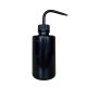 Wasserflasche, Spülflasche mit Schnabel (500 ml - schwarz)