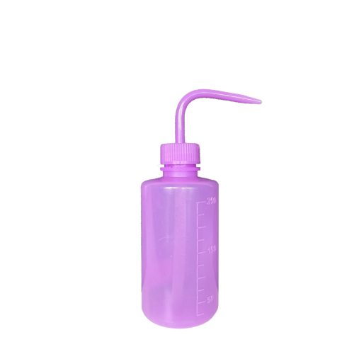 Wasserflasche, Spülflasche mit Schnabel (250 ml - lila)