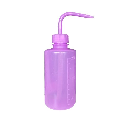 Wasserflasche, Spülflasche mit Schnabel (500 ml - lila)