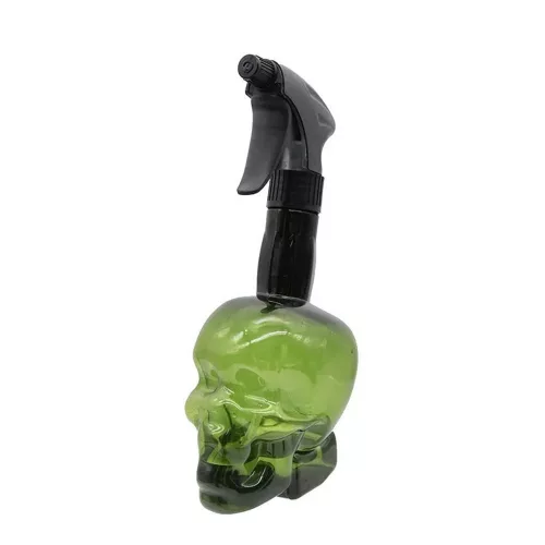 Sprühflasche aus Kunststoff (500ml – grüner Totenkopf)