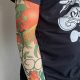 Textile-Tattoo zum Überziehen für den Arm (Love)