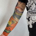 Textil-Tattoo-Ärmel (Tiger)