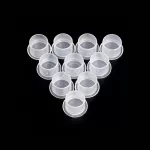 Transparenter Kunststoff-Tattoo-Farbenbehälter mit Standfuß (8 mm – XS)