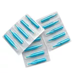 5RT sterile Einweg-Kunststoffspitzen (50 St.) – Blau