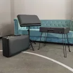 Tragbarer Tattoo-Koffer – Arbeitstisch und Armlehne