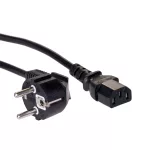 Netzanschlusskabel 230V (EU-Stecker) – 1,5 m Schwarz