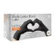 Style Latexhandschuhe (100Stk - XL) schwarz, puderfrei
