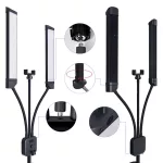 Doppel-LED Tattoo-Lampe – mit verstellbarem Stativfuß