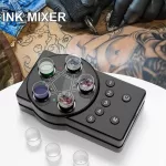 Magnetischer Tattoo-Farbmixer – Magnetisches Farbmischgerät (kabellos) – für 5 Farbbehälter
