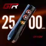 Ava GTR (2,5-5,0 mm) Tattoo-Pen (Schwarz-Gold) – kabellos