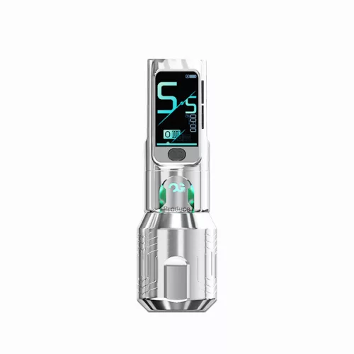 OG FURY II (4,2 mm) Tattoo-Maschine (Silber) – kabellos