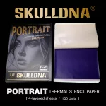 SKULLDNA Portrait Thermo-Schablonenpapier (100 Blatt)