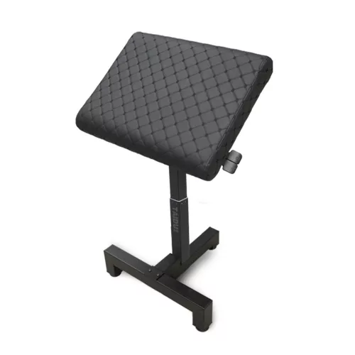 Gestepptes Tattoo-Armstütze (mit T-Fuß, schwarz) – hydraulisch verstellbar