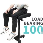 Gestepptes Tattoo-Armstütze (mit T-Fuß, schwarz) – hydraulisch verstellbar