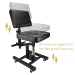 Multifunktionaler hydraulischer Tattoo-Stuhl Schwarz