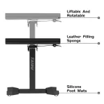 Tattoo-Armstütze (schwarz) – hydraulisch verstellbar