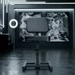 Multifunktionaler Tattoo-Stuhl Schwarz