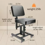 Multifunktionaler Tattoo-Stuhl Schwarz