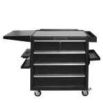 Tattoo-Arbeitsstation mit 4 Schubladen (verlängerte Arbeitsplatte, rollbarer Gerätewagen)