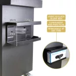 Tattoo-Arbeitsstation mit 4 Schubladen (verlängerte Arbeitsplatte, rollbarer Gerätewagen)