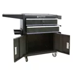 Tattoo-Arbeitsstation mit 2 Schubladen (verlängerte Arbeitsfläche, Regal, rollbarer Gerätewagen)