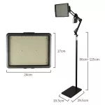 Polarisierte, blendfreie LED-Lampe – verstellbar, schwarz