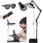 Polarisierte, blendfreie LED-Lampe – verstellbar, schwarz