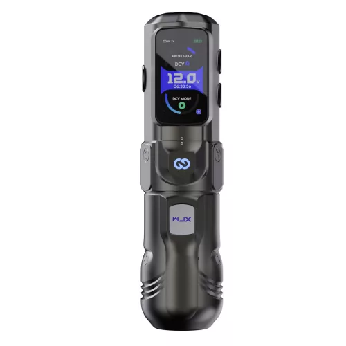 WJX Hyperforce (4.5 mm) Tetováló gép FAULHABER motorral (fekete) - vezeték nélküli
