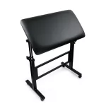 Tetováló kartámasz (fekete) - 40x75 cm, fixálható görgőkkel