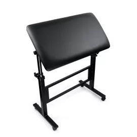   Tetováló kartámasz (fekete) - 40x75 cm, fixálható görgőkkel