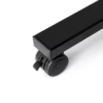 Tetováló kartámasz (fekete) - 40x75 cm, fixálható görgőkkel